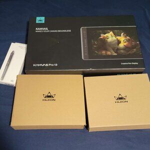 Huion KAMVAS Pro 13 GT-133 13.3 inch Drawing Display Tablet (READ DESC)